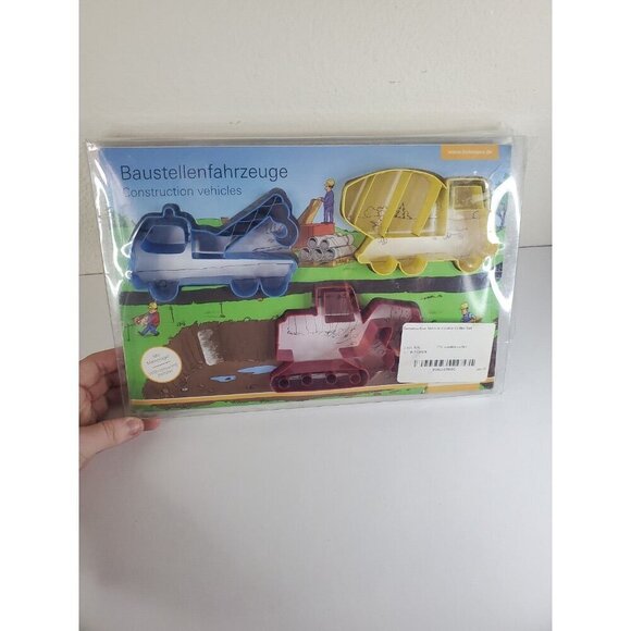 Construction Site Vehicles Biscuit Cookie Cutters 3 German Baustellenfahrzeuge - Picture 10 of 10